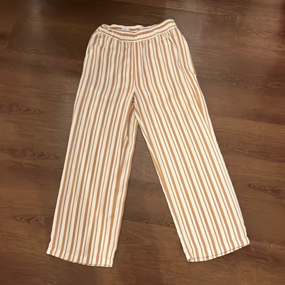 LOFT Pants - Wide Leg Loft Striped Pants